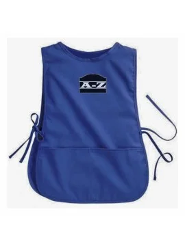 CleanPro Blue Janitorial Cardigan Uniform